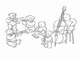 Orchestra Coloring Pages Getdrawings sketch template