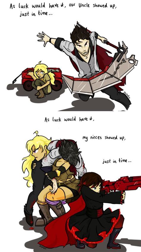 i would love to see yang and ruby save qrow someday but i think it was much more than