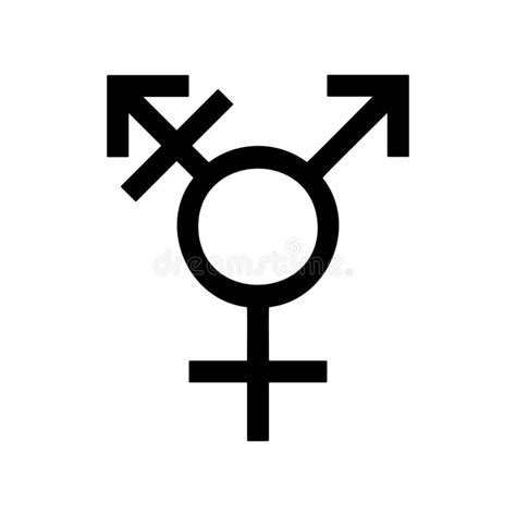 Símbolo De La Identidad Del Transexual Stock De Ilustración