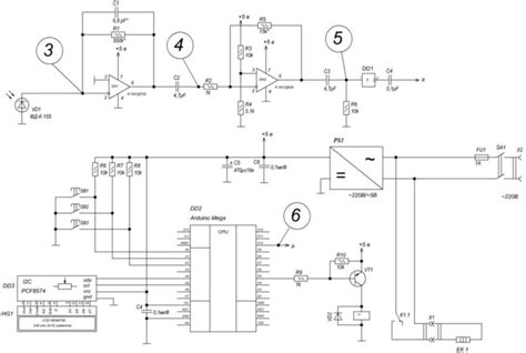 receiver circuit diagram  scientific diagram