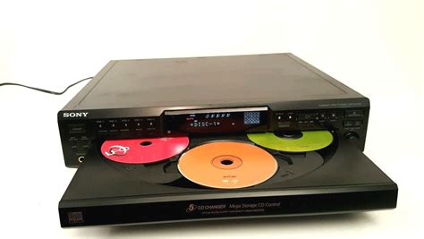 sony cdp ce  disc cd changer multi player digital optical
