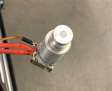 removing filament stuck   hot  red