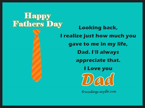 fathers day card wordings wordings  messages