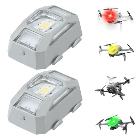 buy drone strobe lights faa anti collision drone lighting   colors rechargable led night