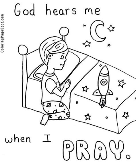 pray coloring pages coloring home