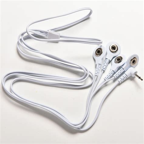 Electrode Lead Wires Connecting Cables For Digital Tens Therapy Machine