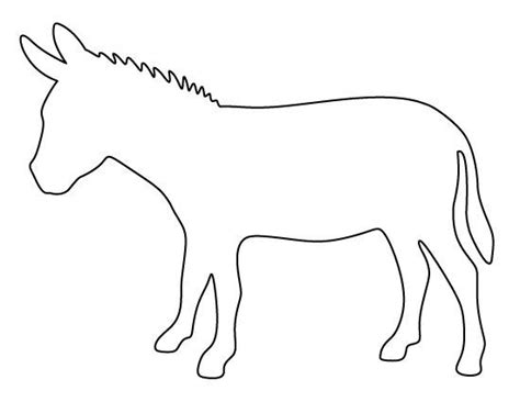 pin  tail   donkey quilt animal templates pattern