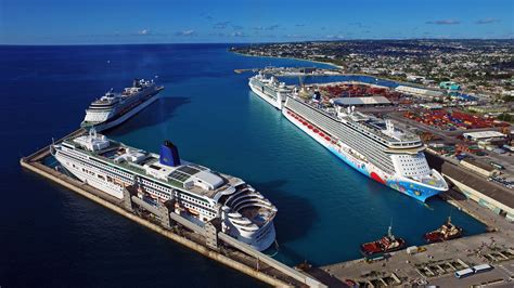 cruise ship photography   barbados port authority  drone aerial work
