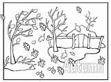 Coloring Fall Pages Autumn Adorable Children Via Printable Activity sketch template