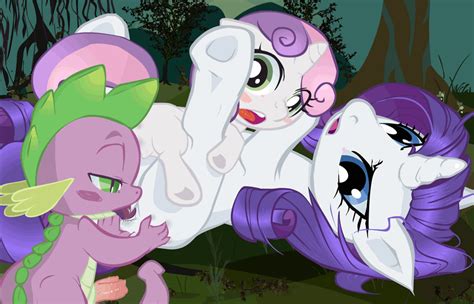 184764 artist buttercupsaiyan foalcon animated orgy nudity porn sweetie belle threesome spike