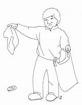 Coloring Pages Littering Drawing Litter Trash Picking Getdrawings sketch template