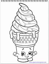 Coloring Ice Cream Pages Drawing sketch template