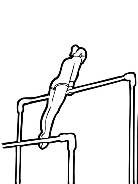 uneven bars gymnastics coloring pages sports coloring pages coloring
