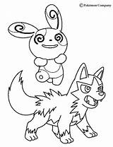 Coloring Pages Poochyena Pokemon Popular sketch template