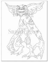 Gremlins Gizmo sketch template