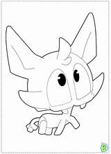 Coloring Wakfu Dinokids Mini Close sketch template