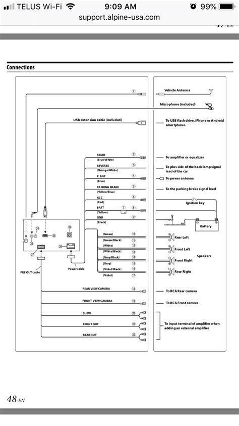 alpine ilx  wiring diagram   gambrco