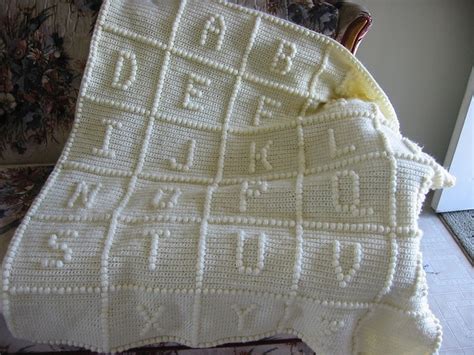 alphabet afghan crochet patterns pinterest