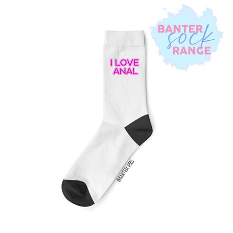 I Love Anal Socks Funny Socks
