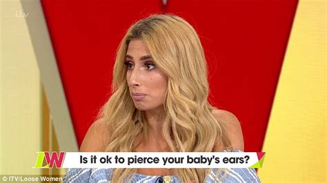 stacey solomon says she regrets getting her son circumcised on loose women daily mail online