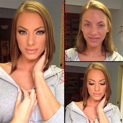 Adult Film Actresses With And Without Makeup Barnorama
