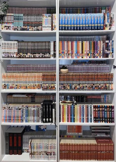massive manga collection sale  manga titles naruto bleach