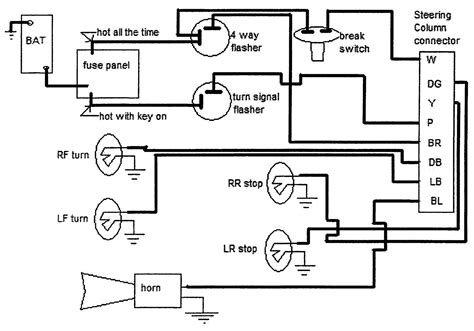 wire   turn signal flasher wiring diagram image