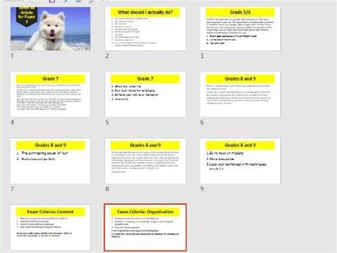 write  grade  article teaching resources