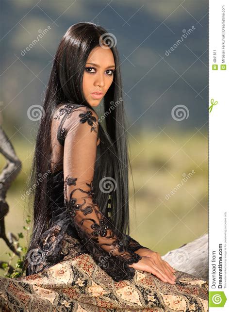 asian indonesian girl stock image image of attractive