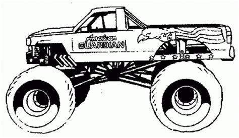 mud truck coloring pages
