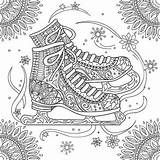 Skates Colorier Kunst Malbuch Antistress Urlaub Printable раскраски Zen Adulte Livres Haberimrize Coloriages Skating sketch template