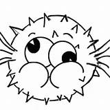 Fish Puffer Coloring Silly Drawings Pufferfish Face Pages Draw School Colouring Globefish Happy Clipartbest Clipart Cliparts Designlooter Use sketch template