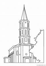 Church sketch template