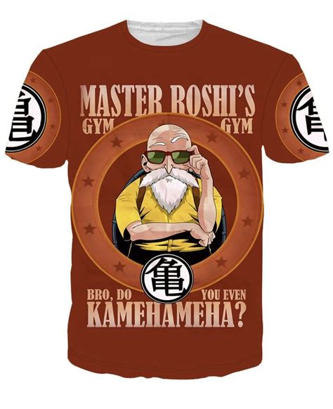 Anime Dragon Ball Z T Shirts Goku Vegeta Master Roshi T