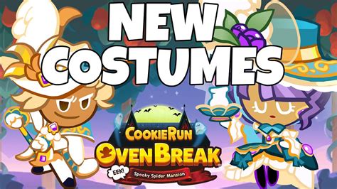 Crob New Costumes Blackberry And Adventurer Cookierun Ovenbreak Youtube