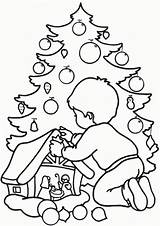 Coloring Christmas Pages Printable Xmas Kids Christian Colouring Clipart Children Drawing Cliparts Stencils Tattoo Tree Library Thatha Backhoe Vector Popular sketch template