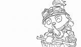 Teemo sketch template
