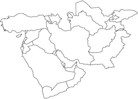 middle east map diagram quizlet