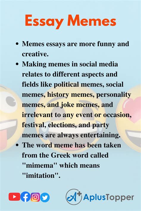 essay memes memes  essay   aspects