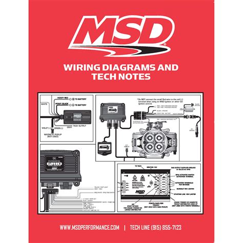 msd ignition wiring diagrams  tech notes book competition products