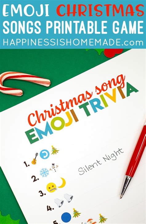 guess  emoji christmas songs    printable christmas emoji