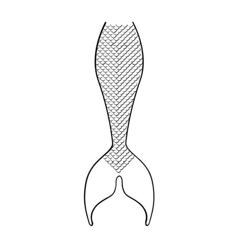 printable mermaid tail coloring pages
