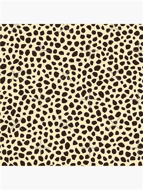 cheetah print design poster  sale  pearsville redbubble