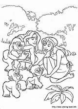 Tarzan Coloring Pages Disney Printable Book Jane Kids Jungle Color Sheets Little Cartoon Colouring Activities Classic Princess Print Para Online sketch template
