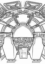 Wars Star Force Coloring Awakens Kids Fun Pages Ausmalbilder Ausmalbild Cockpit Drawings Malvorlage Zum Do Book Desenho Schiffe Das Erwachen sketch template
