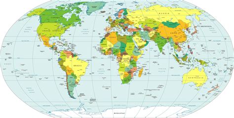 large detailed political map   world large detailed political