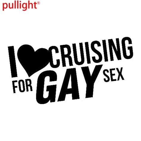 i love cruising for gay sex sticker decal funny vinyl car bumper in car