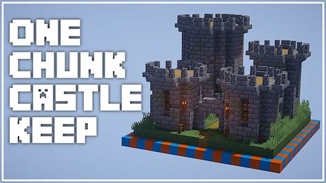 minecraft  chunk simple castlekeep youtube