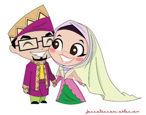 Gambar Kartun Nikah Muslim Gambar Kartun Keren