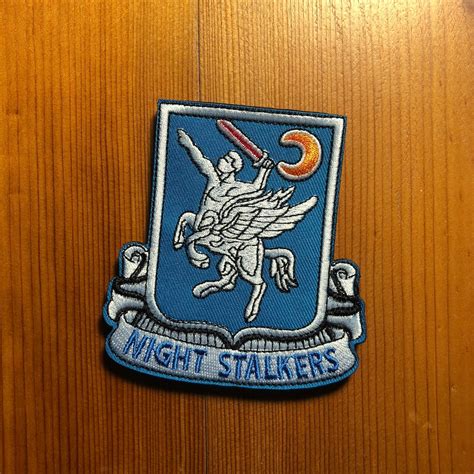 night stalkers patch  spec ops airborne regiment soar  etsy